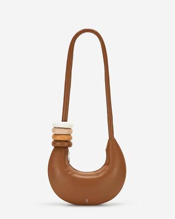 JW PEI Abacus Women Crossbody Bags Brown | SG1522JJ