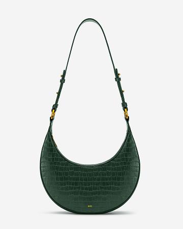 JW PEI Carly Saddle Women Crossbody Bags Green | SG1517SO