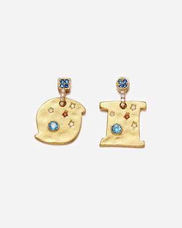 JW PEI Cosmos Earrings Women Jewelry Gold / Multicolor | SG1113BC