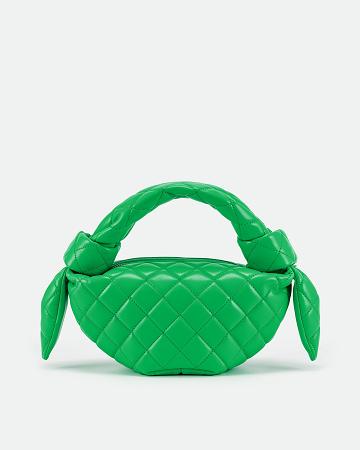 JW PEI Croissant Top Handle Women Handbag Green | SG1441FM