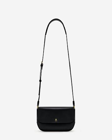 JW PEI Debby Flap Women Crossbody Bags Black | SG1512UT