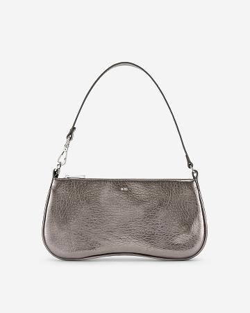 JW PEI Eva Metallic Women Shoulder Bags Grey | SG1284DN