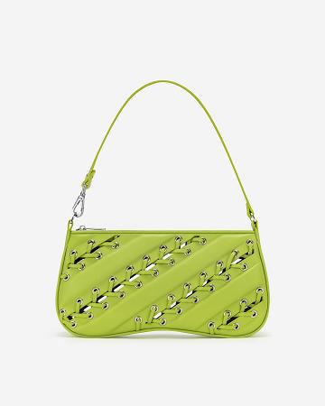 JW PEI Eva Straps Classic Women Shoulder Bags Green | SG1277YU