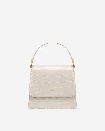 JW PEI FAE Top Handle Crossbody Women Handbag White | SG1434UT