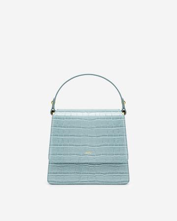 JW PEI FAE Top Handle Women Crossbody Bags Turquoise | SG1507WY