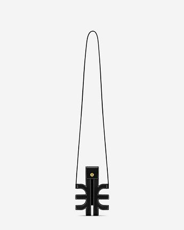 JW PEI FEI Cut-Out Women Phone Bag Black | SG1356UT