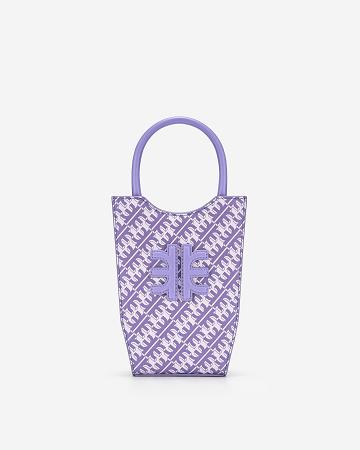 JW PEI FEI Women Phone Bag White / Purple | SG1332OR