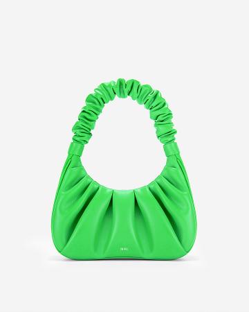 JW PEI Gabbi Ruched Hobo Women Shoulder Bags Green | SG1236JJ