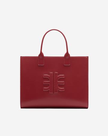 JW PEI Gia Medium Tote Women Handbag Red | SG1402QZ