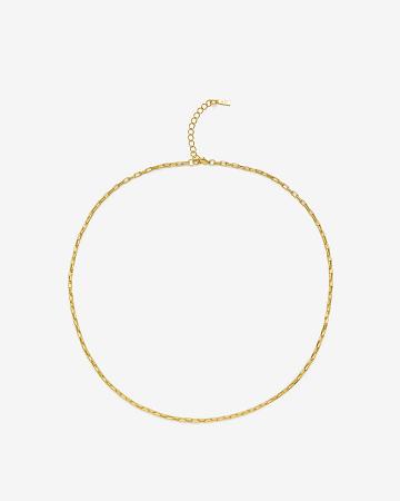 JW PEI H Chain Necklace Women Jewelry Gold | SG1080JJ