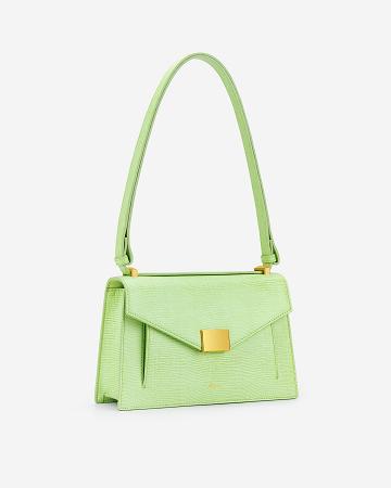 JW PEI Lilian Women Shoulder Bags Green | SG1212LH