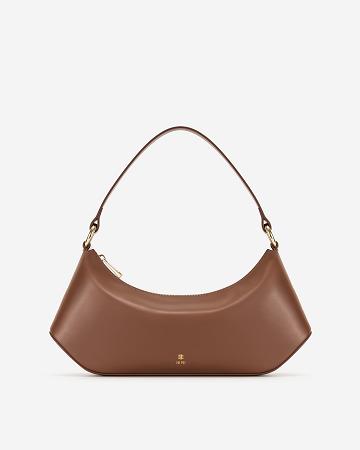 JW PEI Lily Women Shoulder Bags Brown | SG1208GL