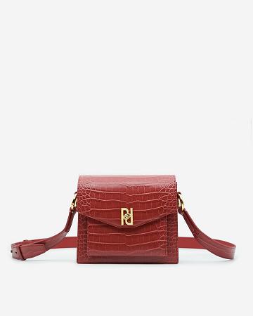 JW PEI Lucy Women Handbag Burgundy Red | SG1398VD