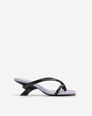 JW PEI Maeve Strappy Mule Classic Women Shoes Black | SG1028JJ