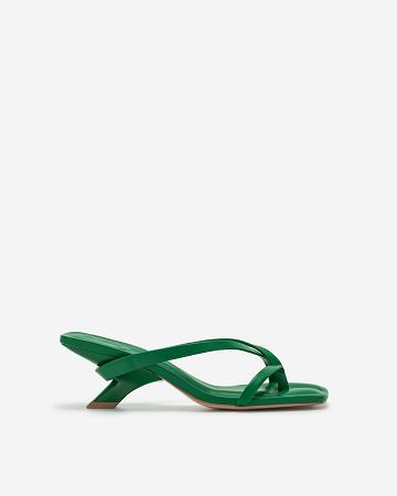 JW PEI Maeve Strappy Mule Women Shoes Green | SG1025FM