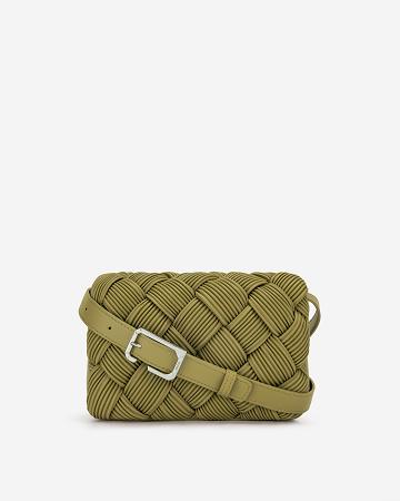 JW PEI Maze Women Crossbody Bags Olive | SG1482EX