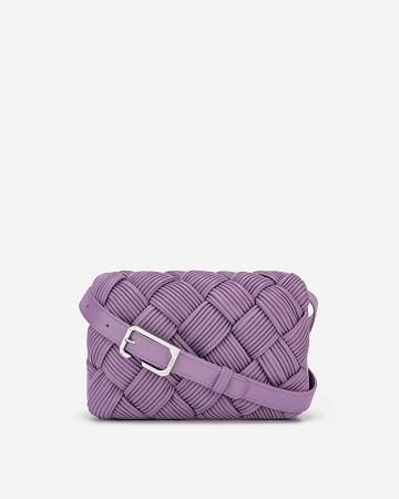 JW PEI Maze Women Crossbody Bags Purple | SG1484TV