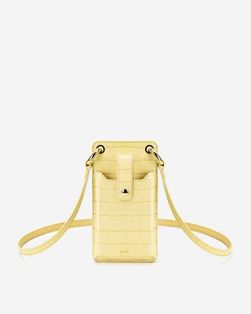 JW PEI Quinn Women Phone Bag Yellow | SG1315KI