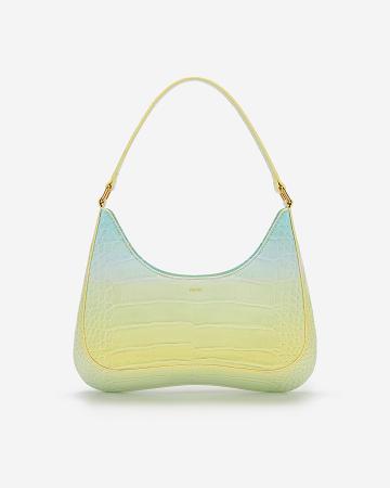 JW PEI Ruby Women Shoulder Bags Yellow / Blue | SG1185KI