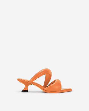 JW PEI Sara Mule Women Shoes Orange | SG1015RW