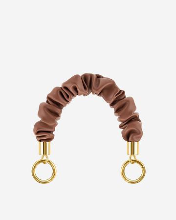 JW PEI Scrunchie Women Chain Strap Brown | SG1131HK