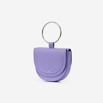 JW PEI The Double Moon Women Crossbody Bags Purple | SG1449CE