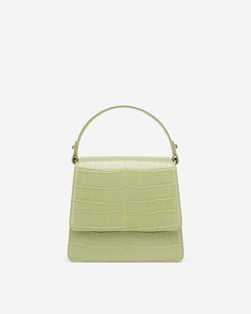 JW PEI The Fae Top Handle Women Handbag Olive / Green | SG1375MA