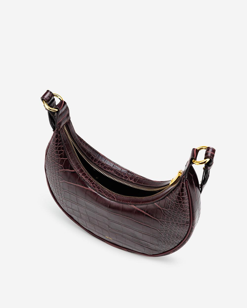 JW PEI Carly Saddle Women Crossbody Bags Brown | SG1516AP