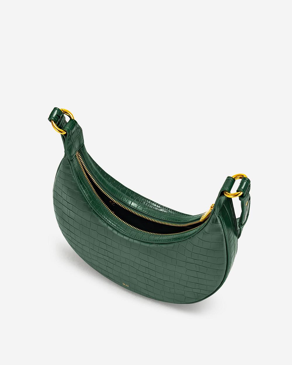 JW PEI Carly Saddle Women Crossbody Bags Green | SG1517SO