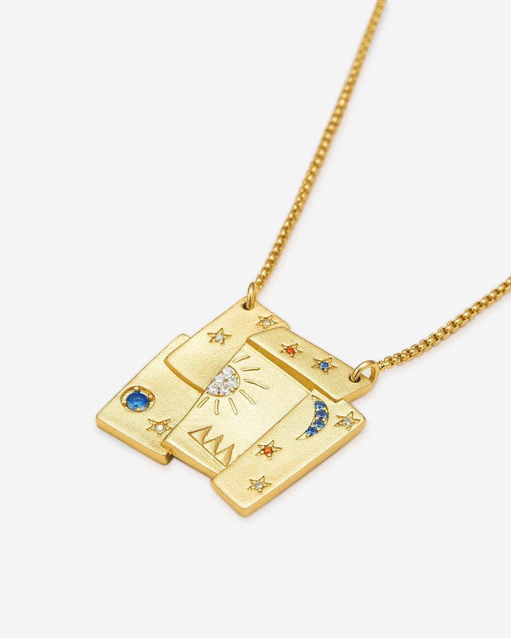 JW PEI Cosmos Combination Necklace Women Jewelry Gold / Multicolor | SG1115MA