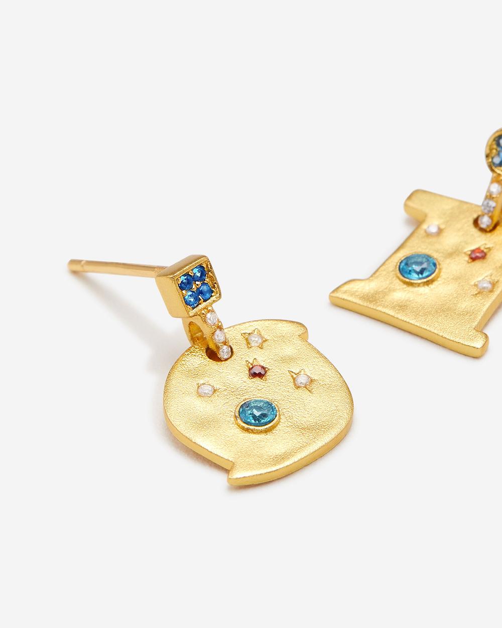 JW PEI Cosmos Earrings Women Jewelry Gold / Multicolor | SG1113BC