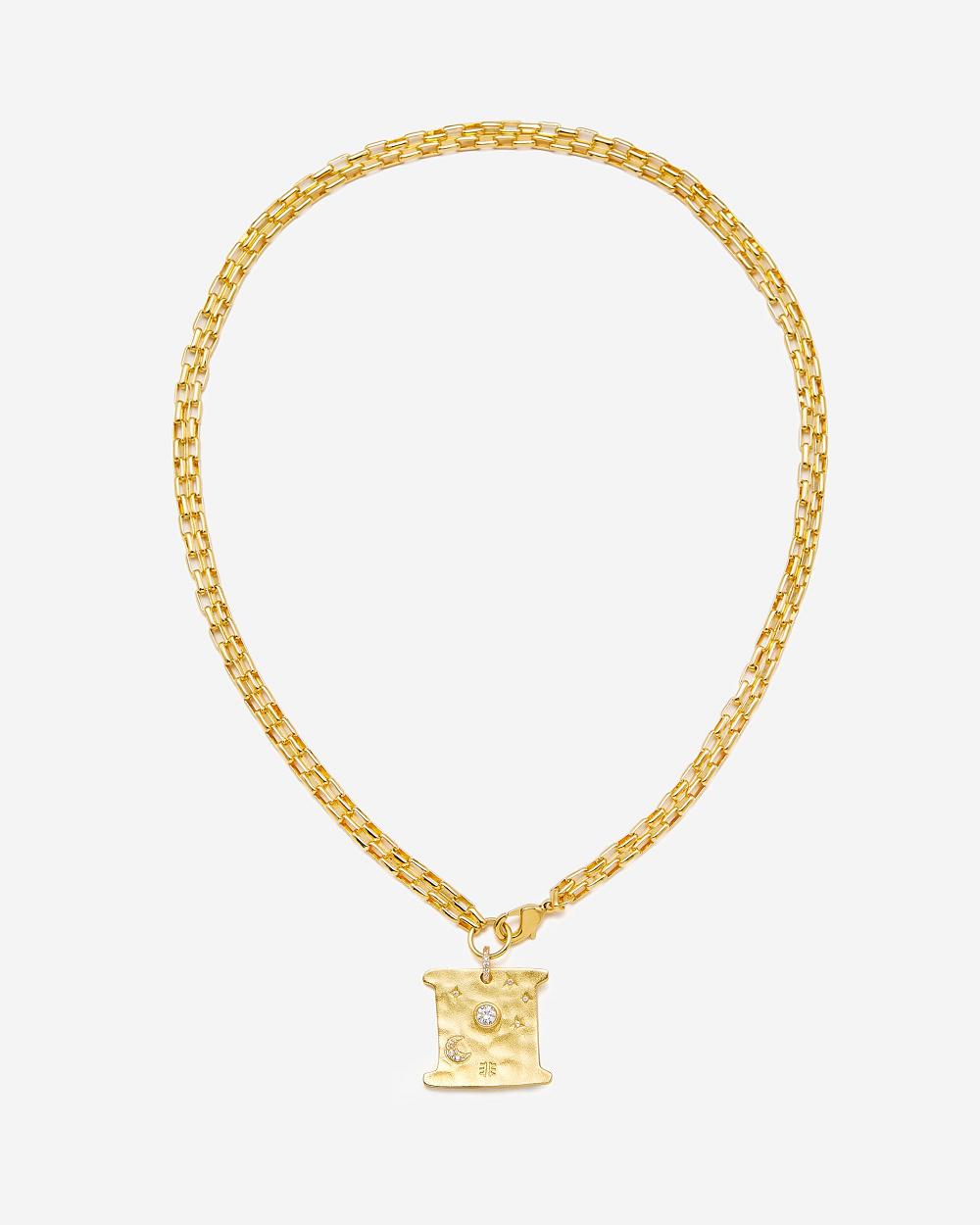 JW PEI Cosmos Square Necklace Women Jewelry Gold | SG1104GL