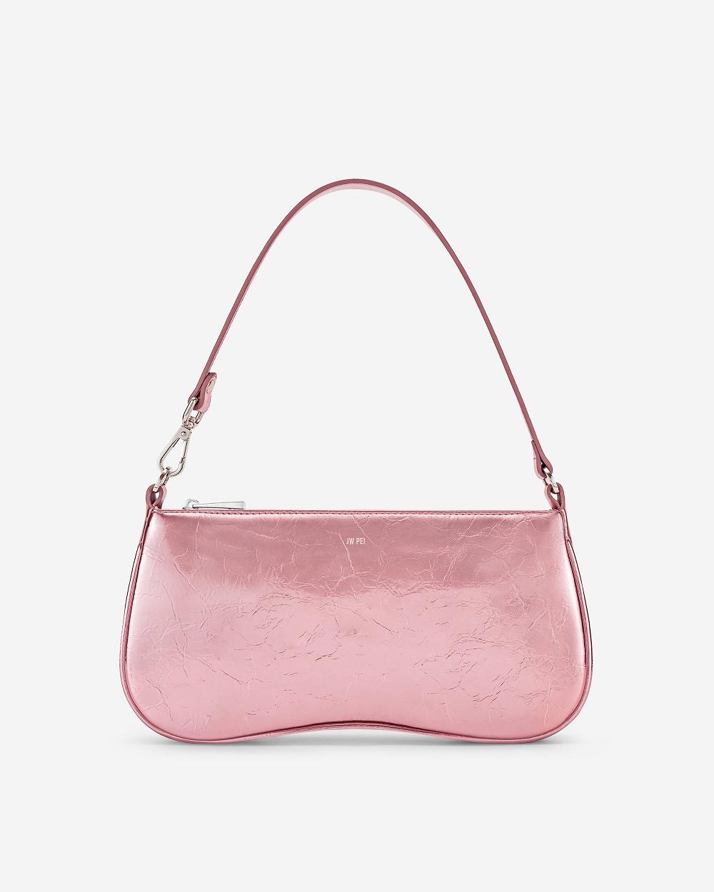 JW PEI Eva Metallic Women Shoulder Bags Pink | SG1283SO