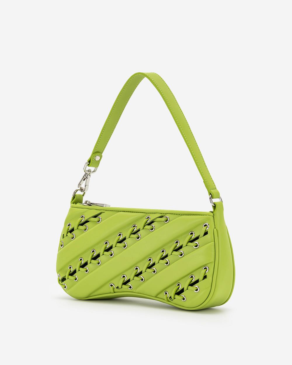 JW PEI Eva Straps Classic Women Shoulder Bags Green | SG1277YU