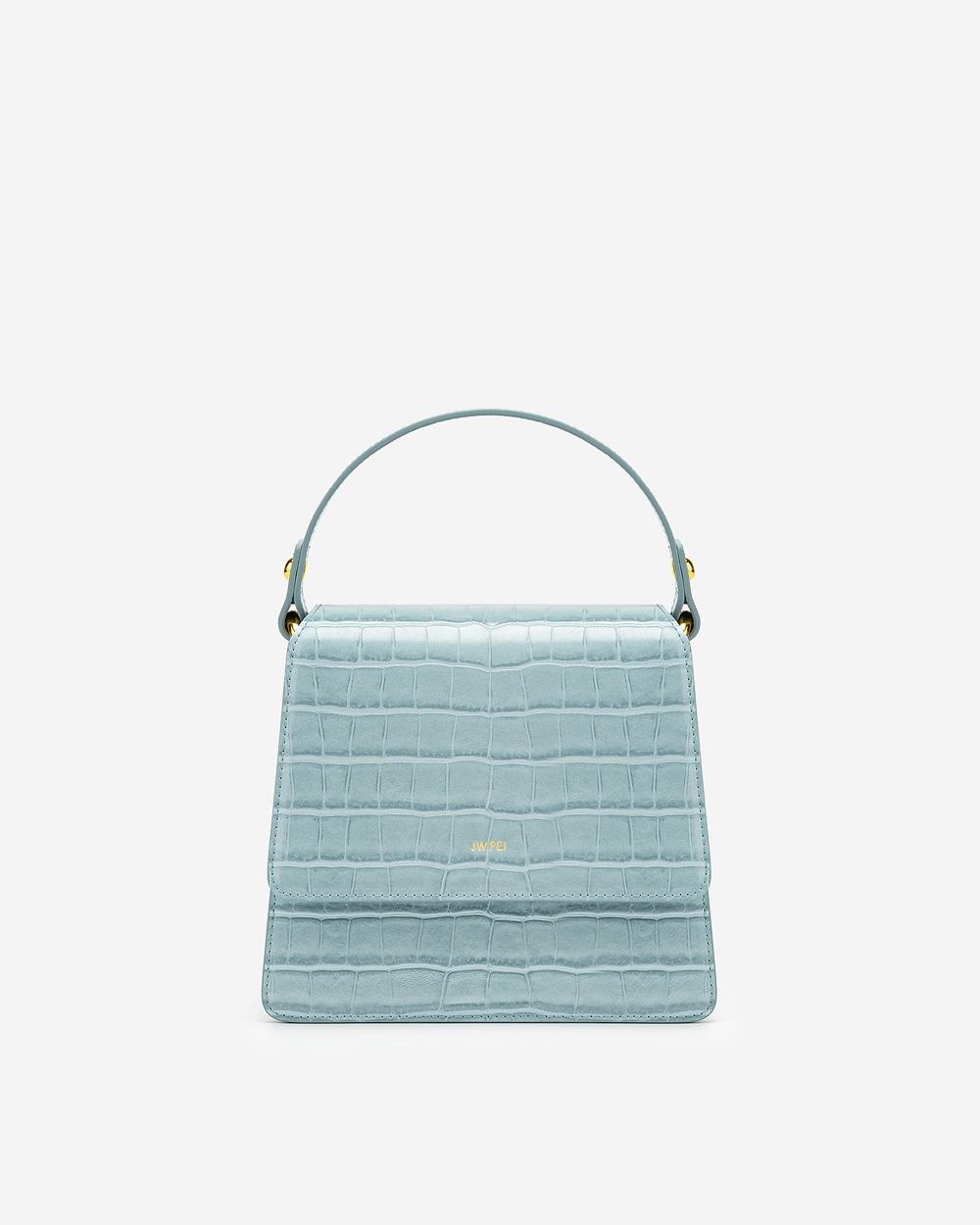 JW PEI FAE Top Handle Women Crossbody Bags Turquoise | SG1507WY