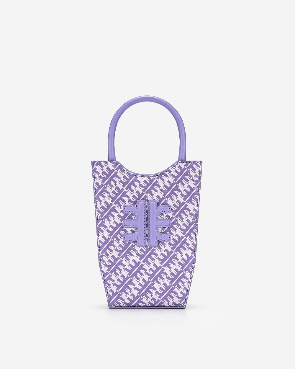 JW PEI FEI Women Phone Bag White / Purple | SG1332OR