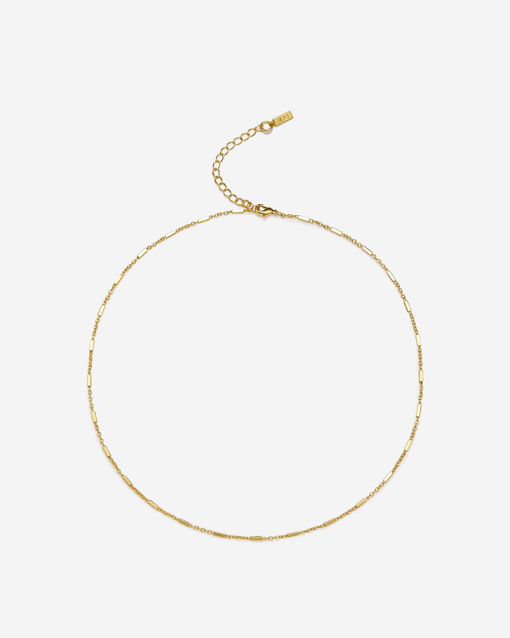 JW PEI F Chain Necklace Women Jewelry Gold | SG1098OR