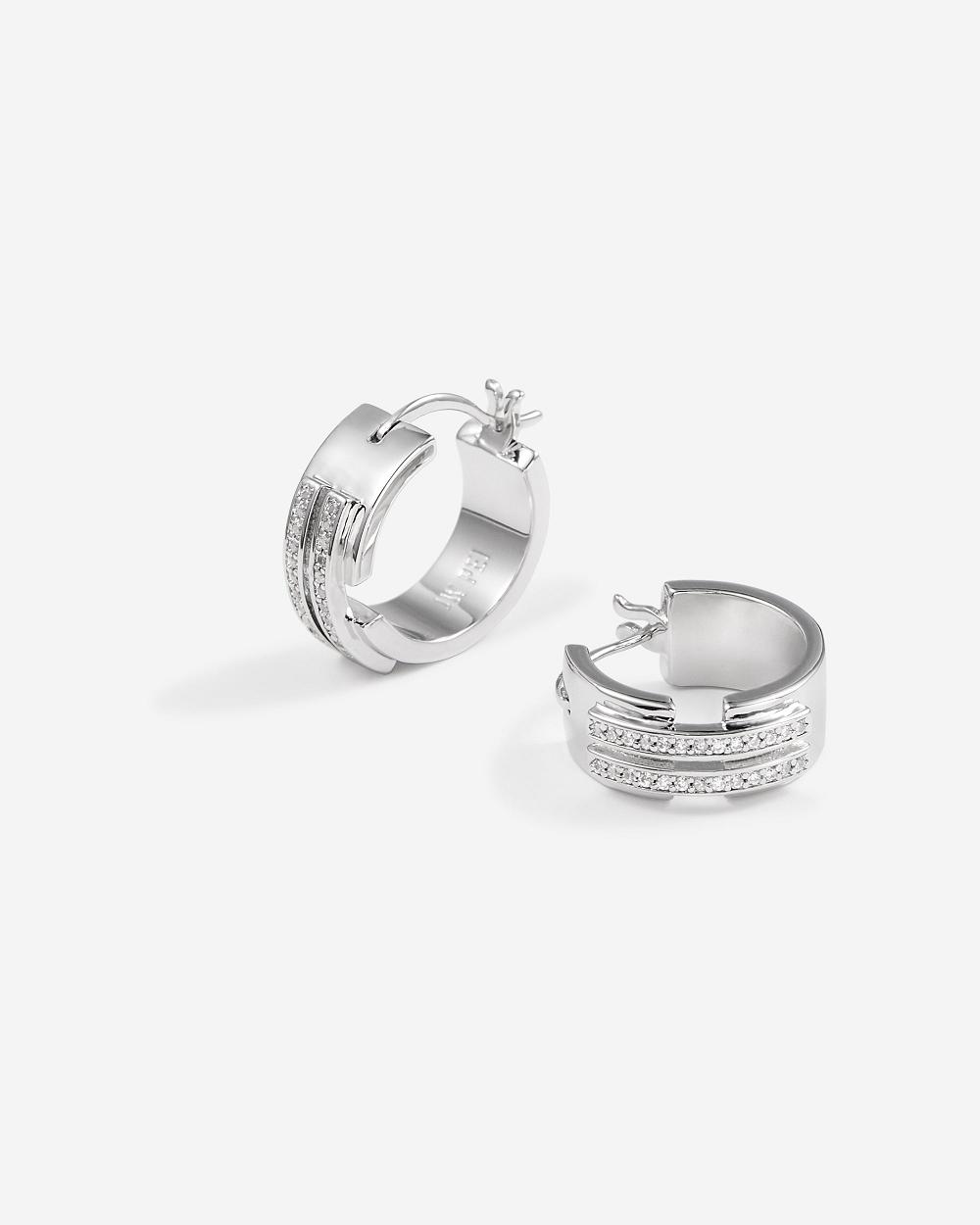 JW PEI Hoop Earrings Women Jewelry Silver | SG1078GL