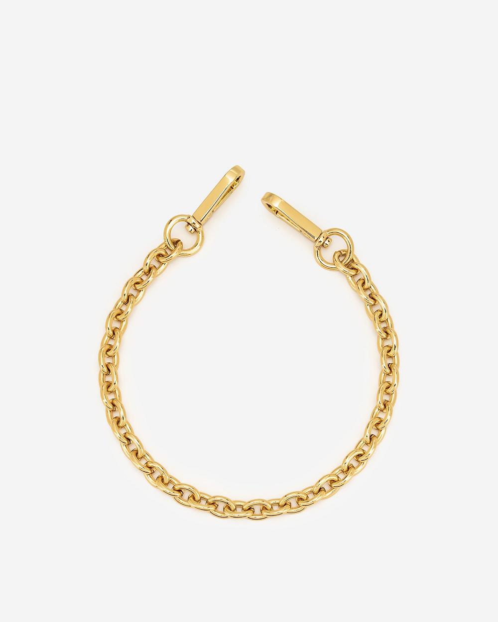 JW PEI Isla Golden Women Chain Strap Gold | SG1147YU