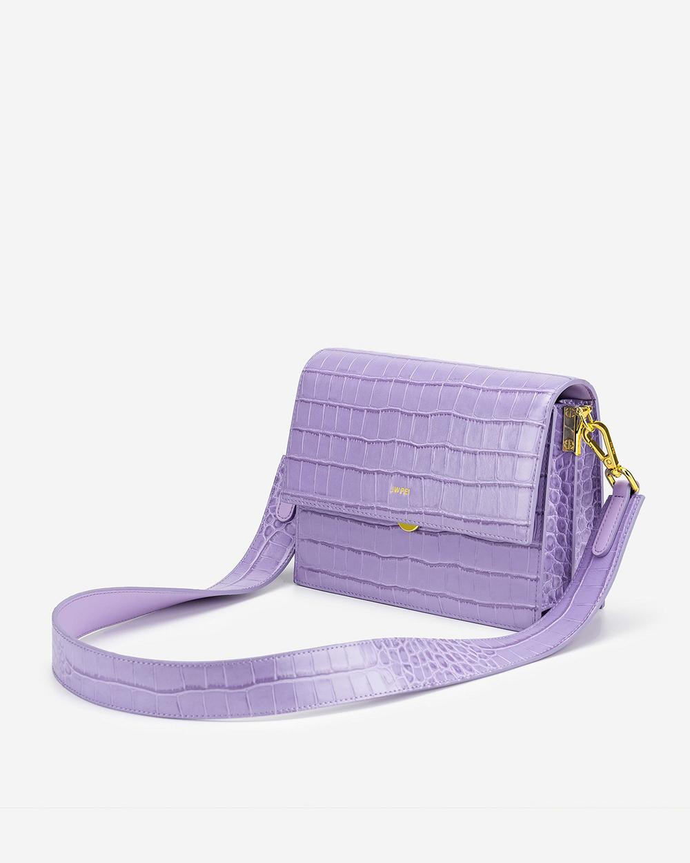 JW PEI Mini Flap Women Crossbody Bags Purple | SG1465SO