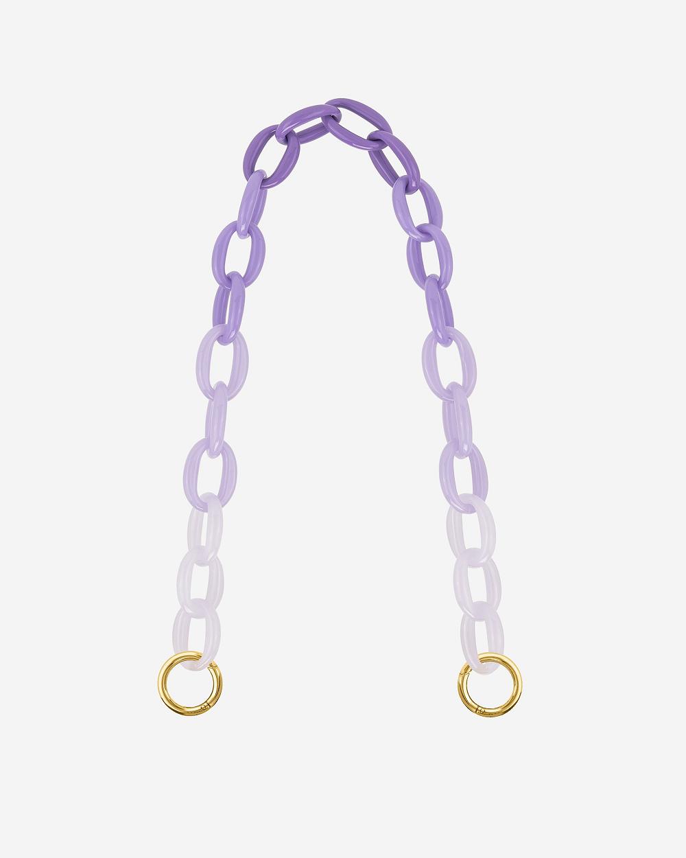 JW PEI Mya Gradient Acrylic Women Chain Strap Purple | SG1140NB