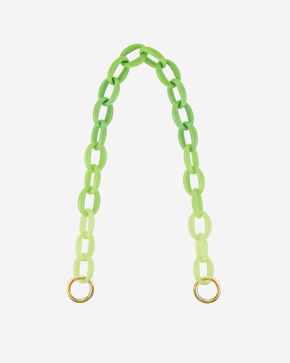 JW PEI Mya Gradient Acrylic Women Chain Strap Green | SG1141MA