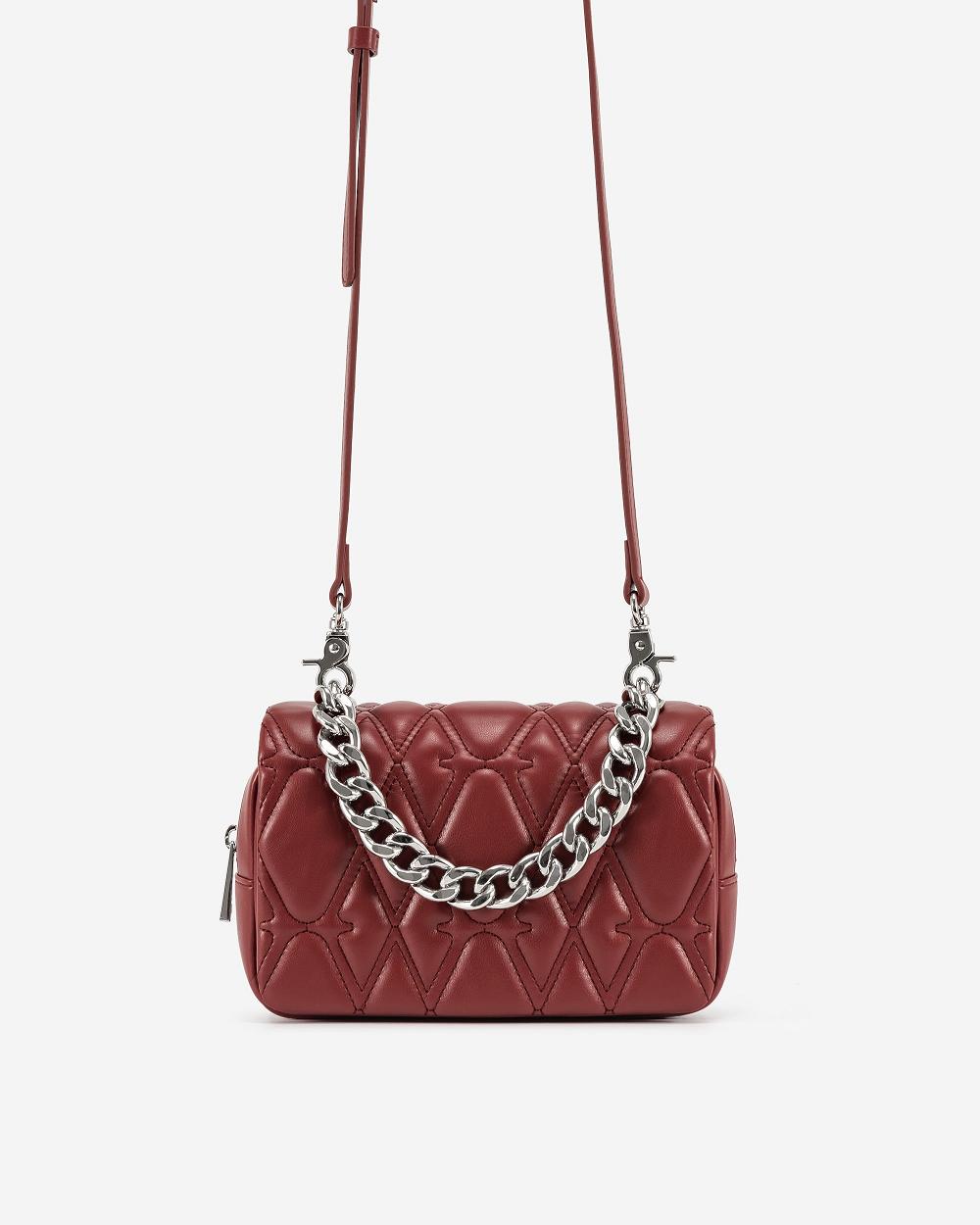 JW PEI Nora Women Crossbody Bags Burgundy / Red | SG1455WY