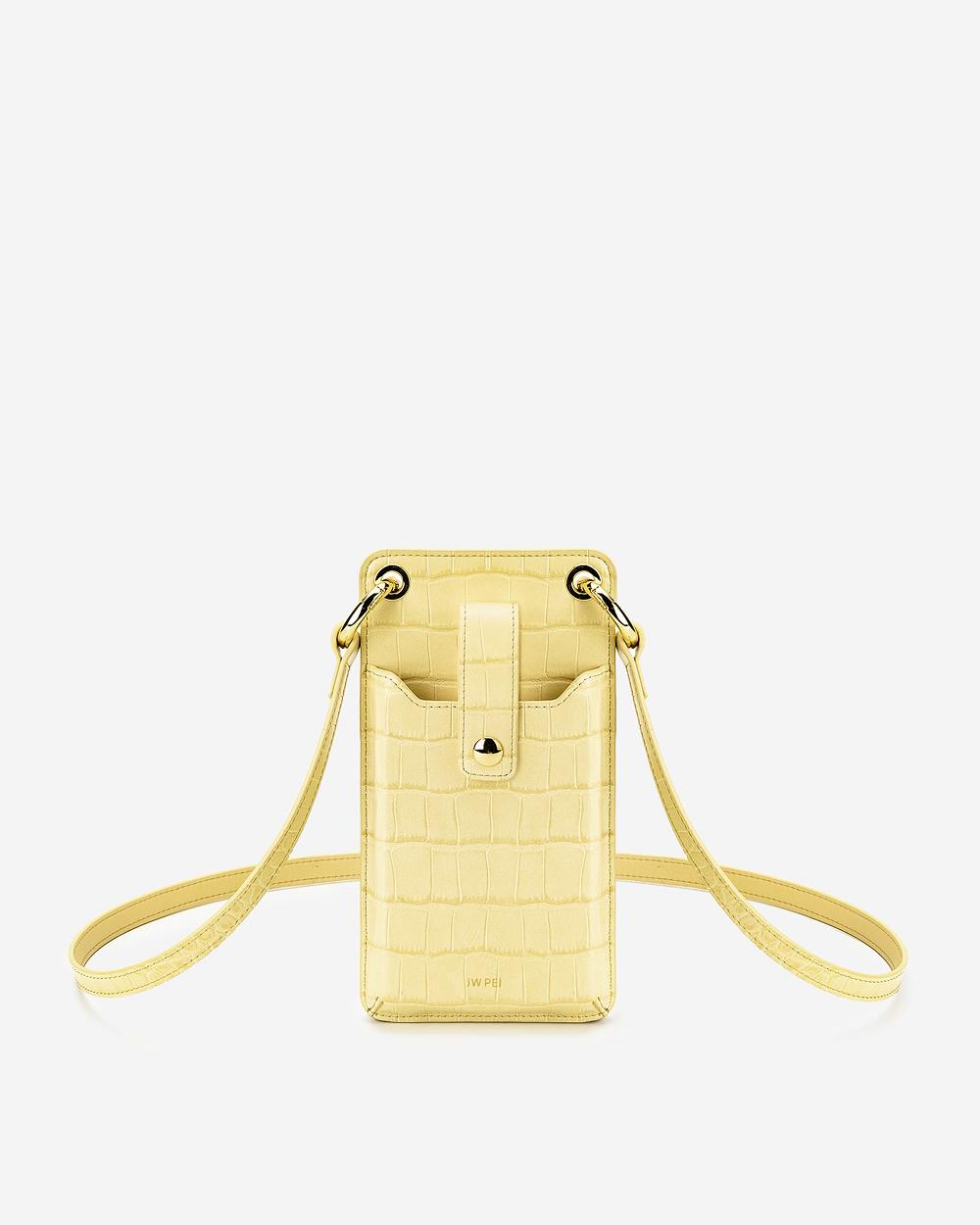 JW PEI Quinn Women Phone Bag Yellow | SG1315KI