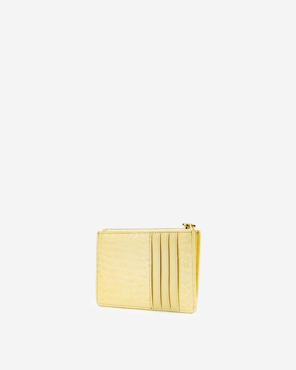 JW PEI Quinn Zipped Women Cardholders Yellow | SG1169WY