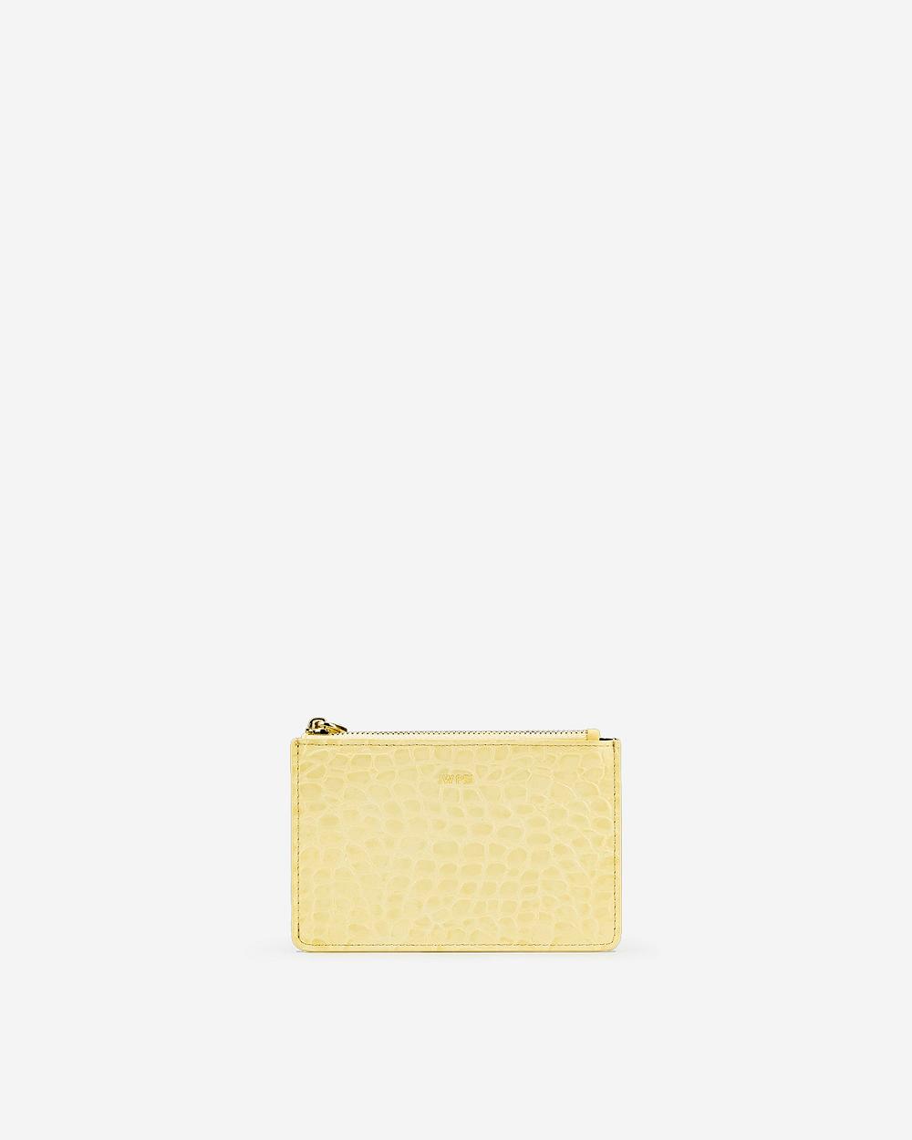 JW PEI Quinn Zipped Women Cardholders Yellow | SG1169WY