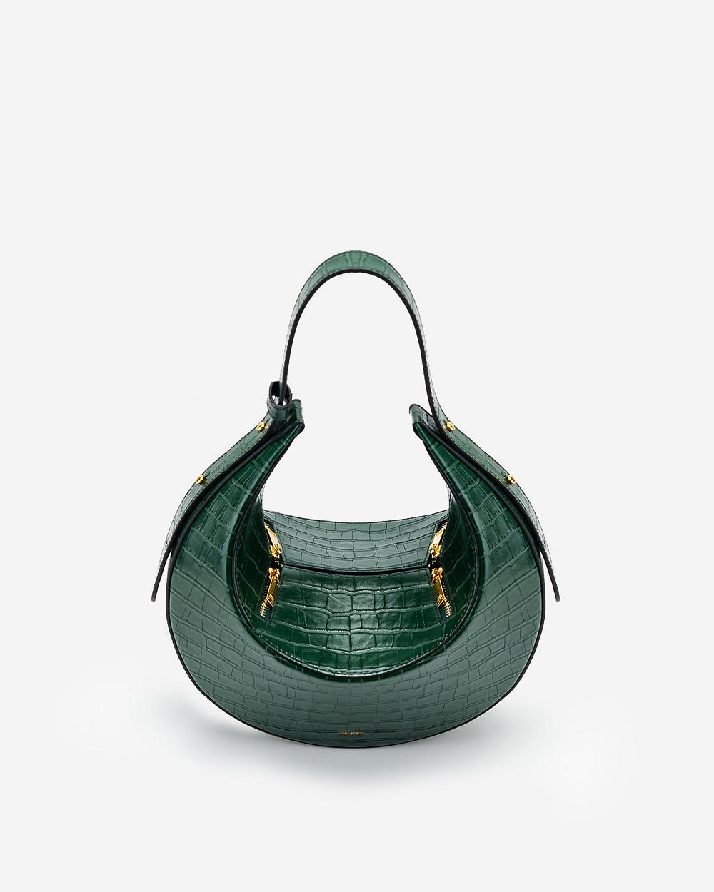 JW PEI Rantan Women Handbag Green | SG1384OR