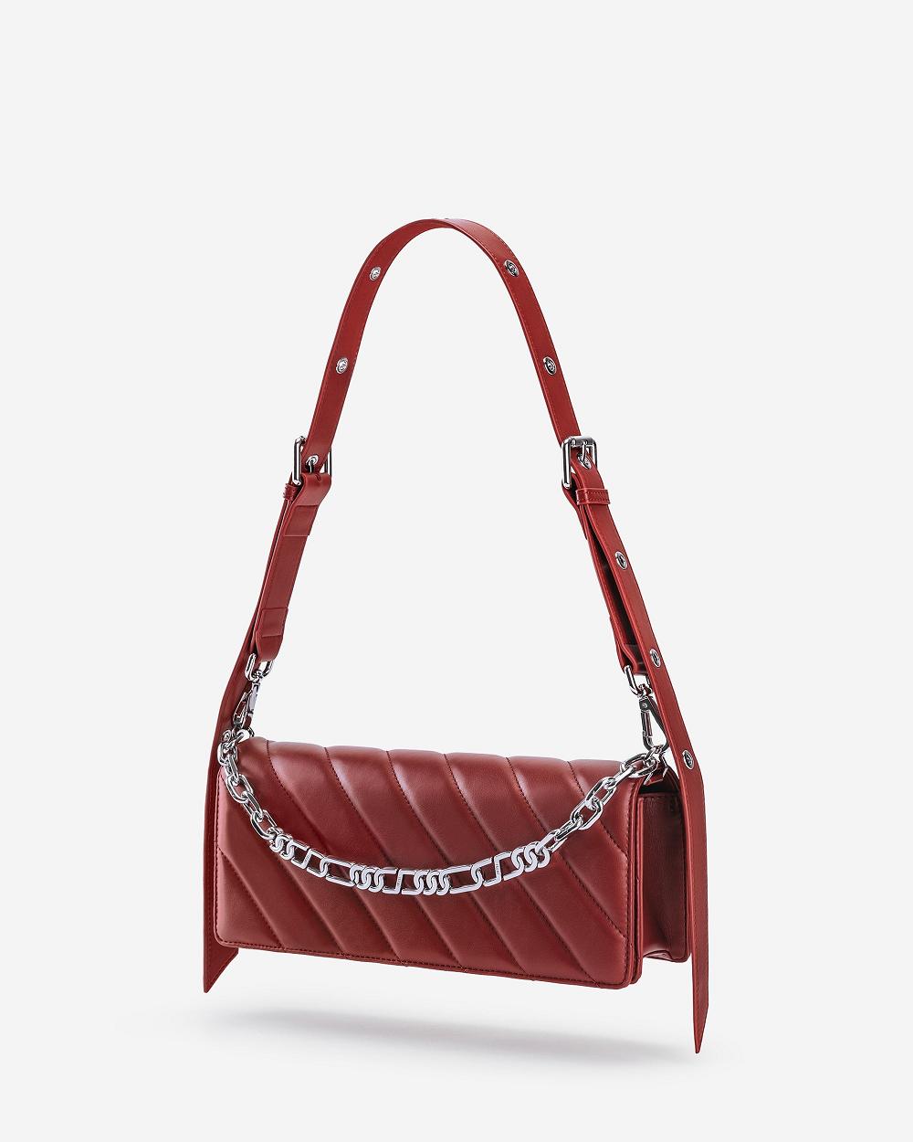 JW PEI Sophie Women Crossbody Bags Burgundy / Red | SG1451BC