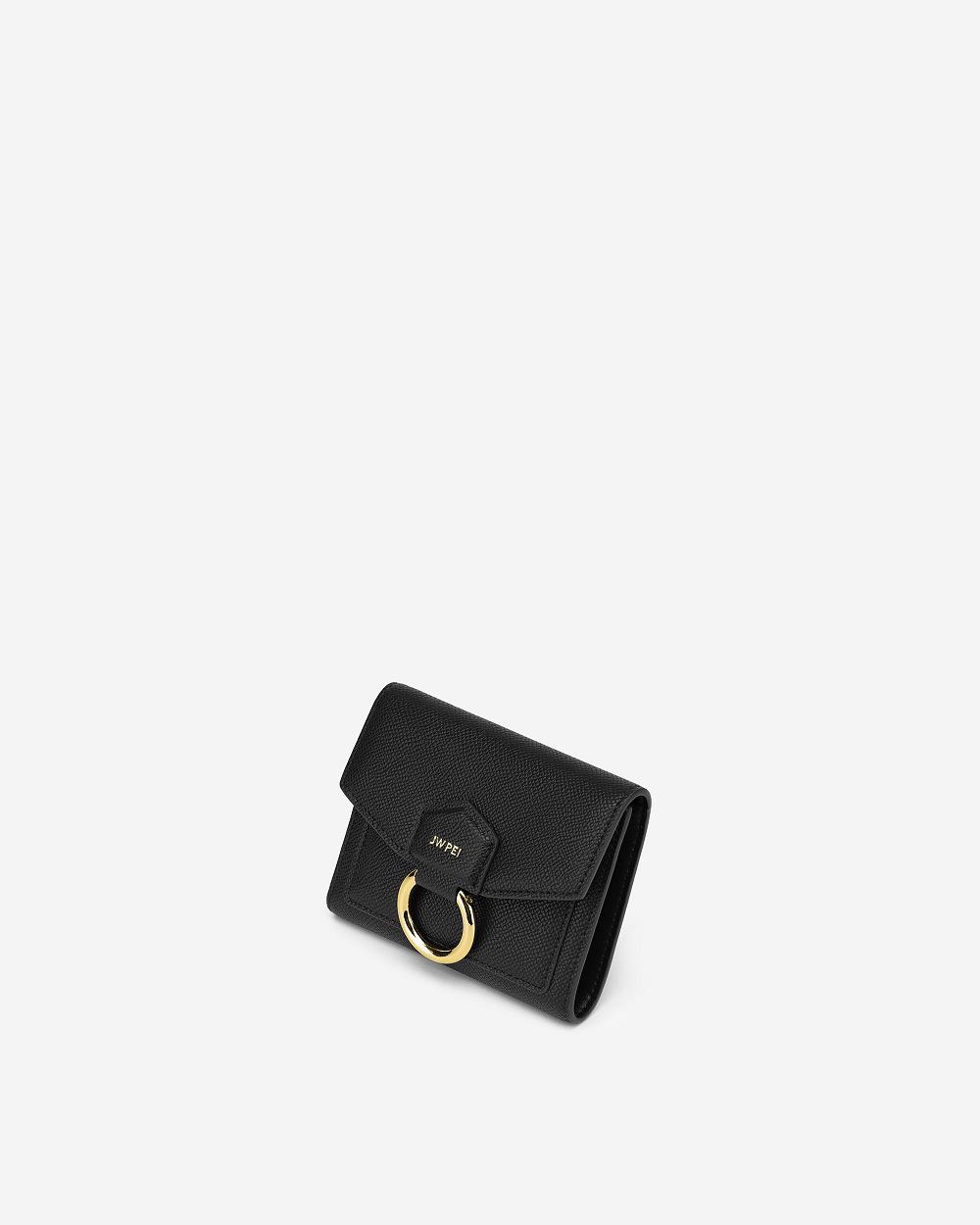 JW PEI Stella Women Wallets Black | SG1002JJ