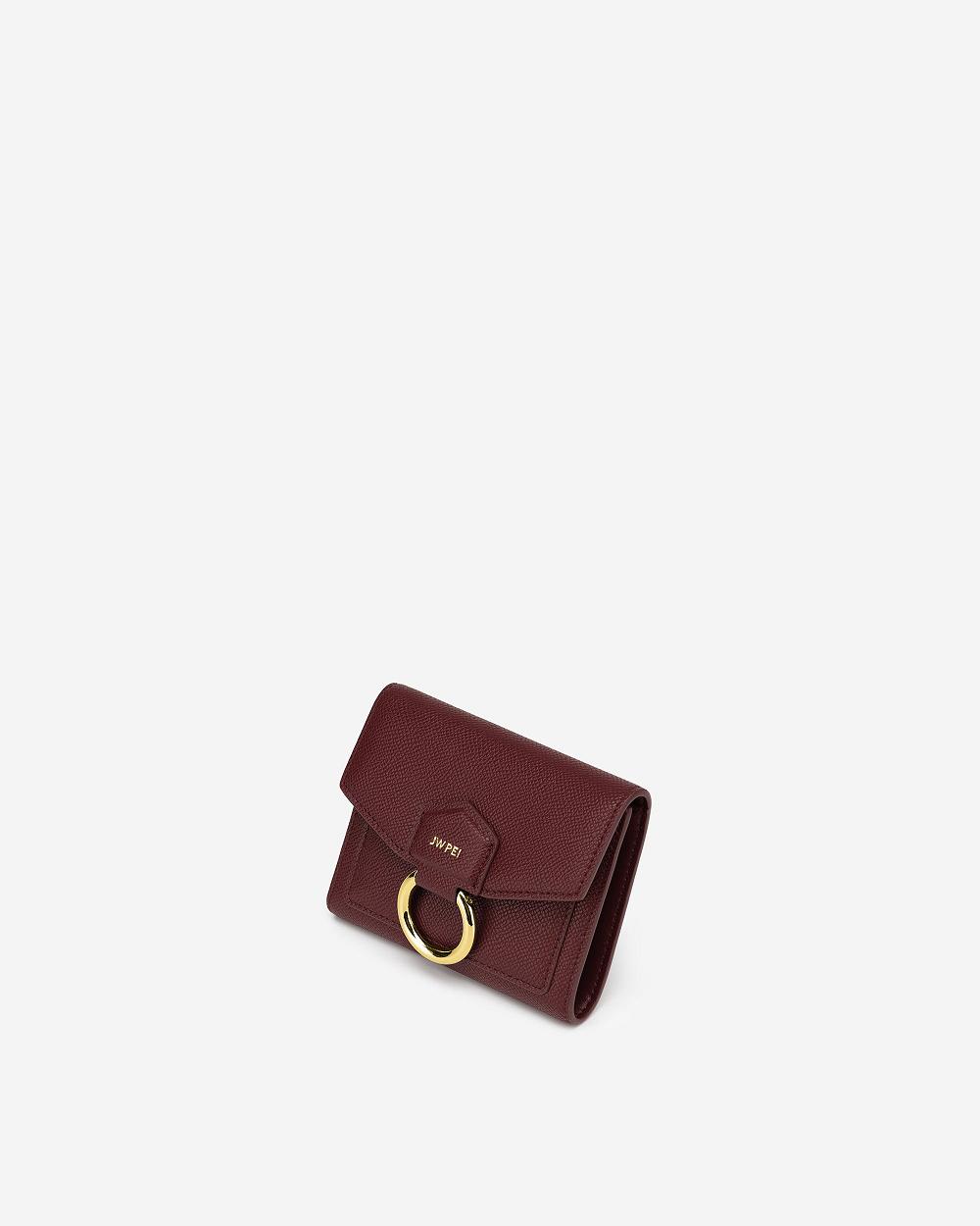 JW PEI Stella Women Wallets Burgundy | SG1005ZG